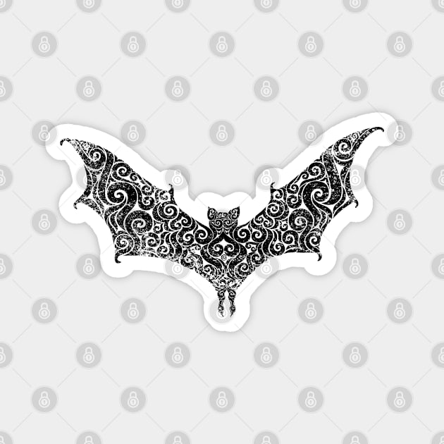 Swirly Bat Magnet by CarolinaMatthes