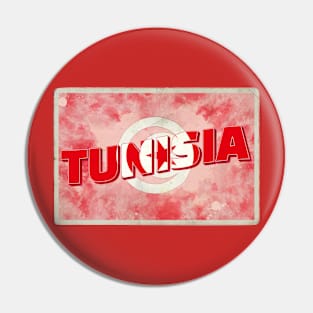 Tunisia vintage style retro souvenir Pin