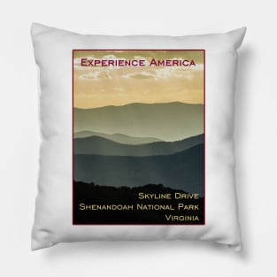 Skyline Drive, Shenandoah National Park Pillow