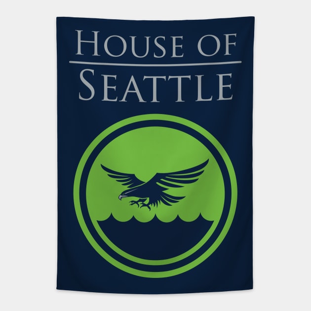 House of Seattle Tapestry by SteveOdesignz