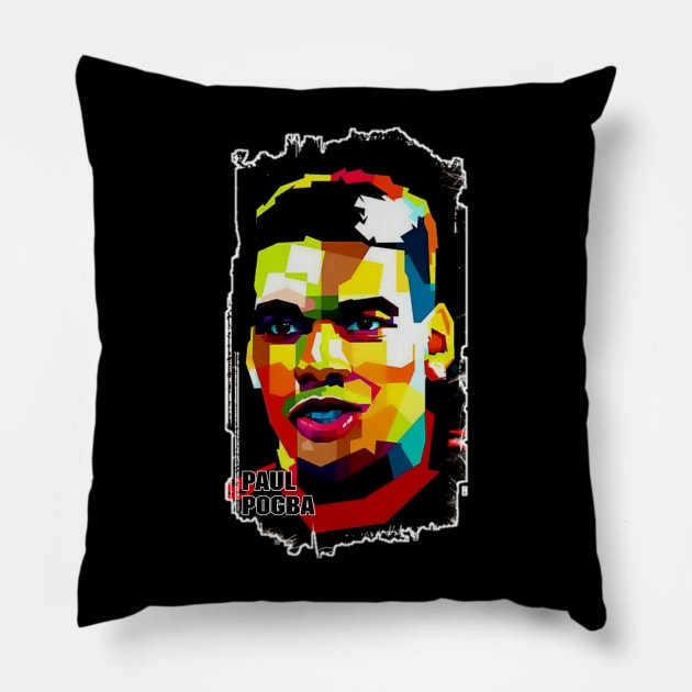 Paul Pogba Pillow by WPAP46