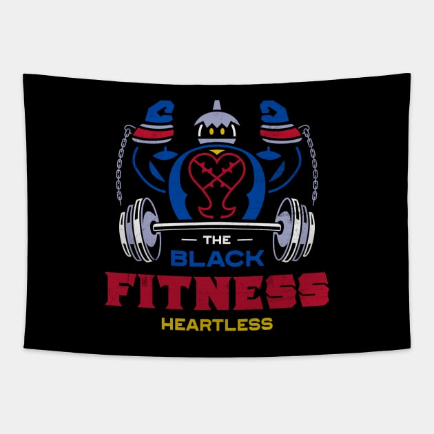 Large Body Heartless Gym Color Tapestry by logozaste