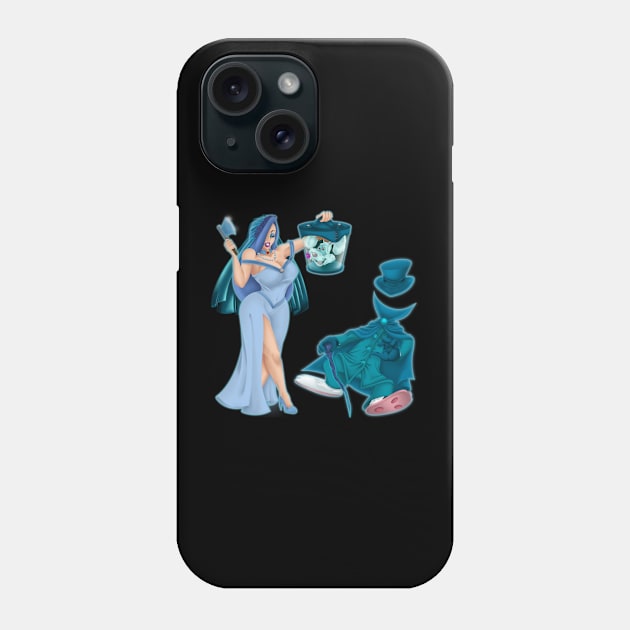 Haunted Couple Phone Case by RCBrock