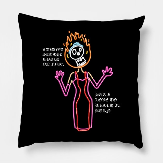 Death of the Prom Queen Pillow by Art of the Dan