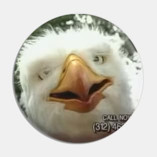 EagleMan Eagle Insurance Meme Pin