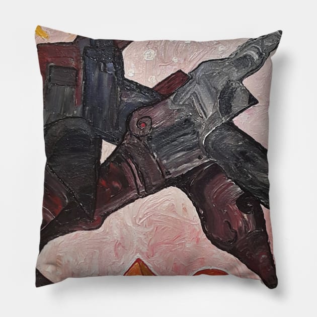 Technologia Pillow by VangoArtGallery