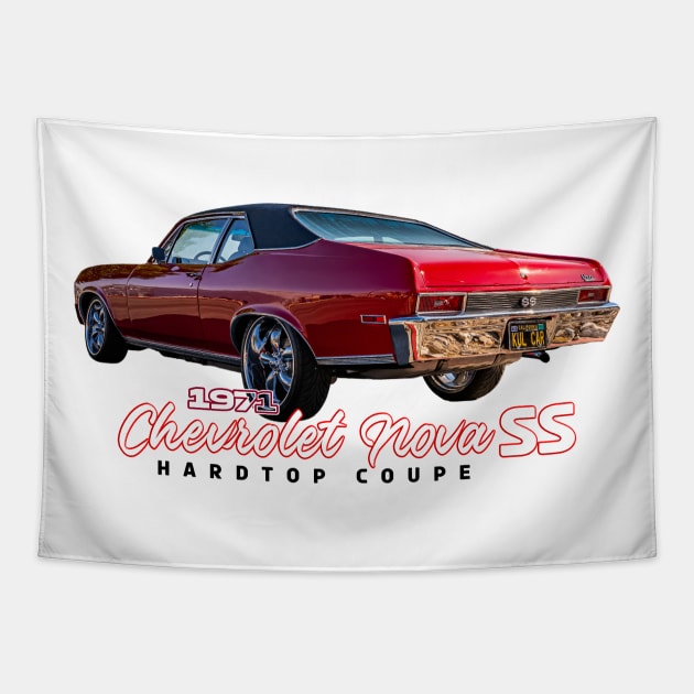 1971 Chevrolet Nova SS Hardtop Coupe Tapestry by Gestalt Imagery