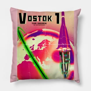 Vostok 1 60th Anniversary Globe Multicolour Pillow