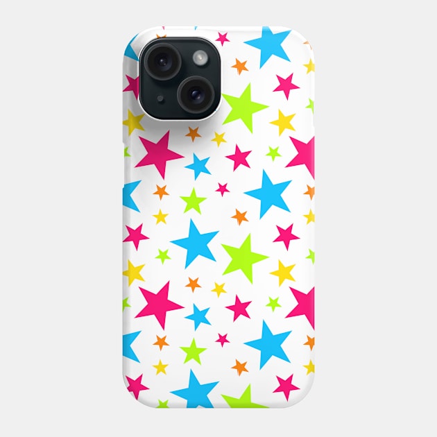 Rainbow Star Celebration Phone Case by BF Patterns