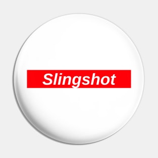 Slingshot // Red Box Logo Pin