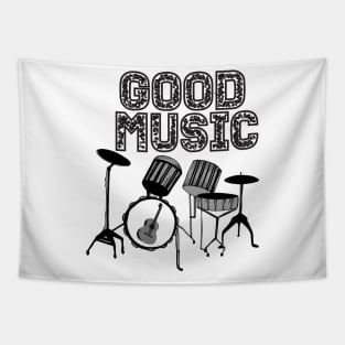 Good music tee design birthday gift graphic Tapestry