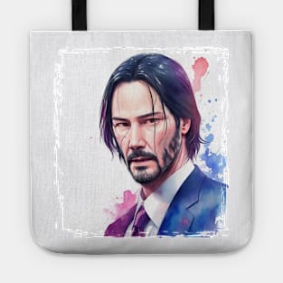 Watercolor of John Wick Tote