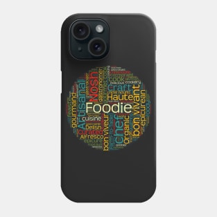 Gourmet Cook T-Shirt with 100+ Culinary Terms for Foodies Phone Case