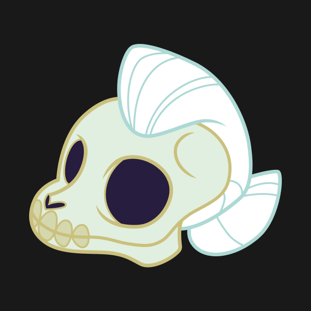 Granny Smith skull by CloudyGlow