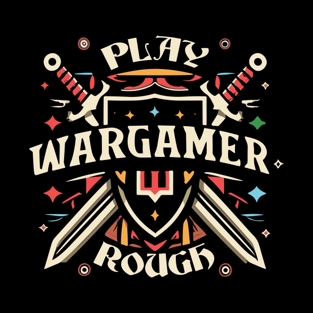Wargamer Play Rough Wargaming Tabletop Gaming D20 by Vermilion Seas