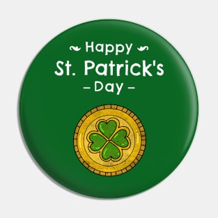 Happy St. Patrick's Day Pin