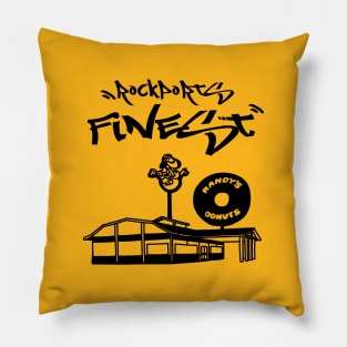 Rockports Finest (Black) Pillow