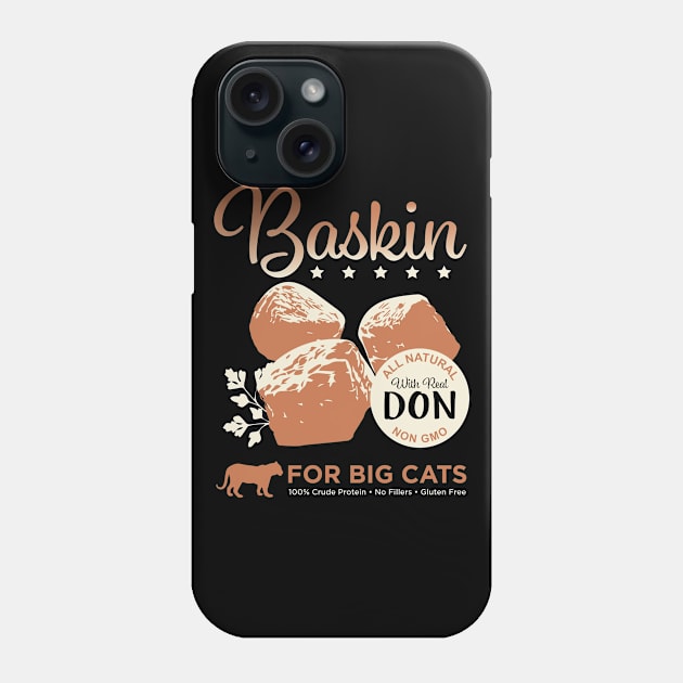 BASKIN CAT FOOD Phone Case by DesignCat