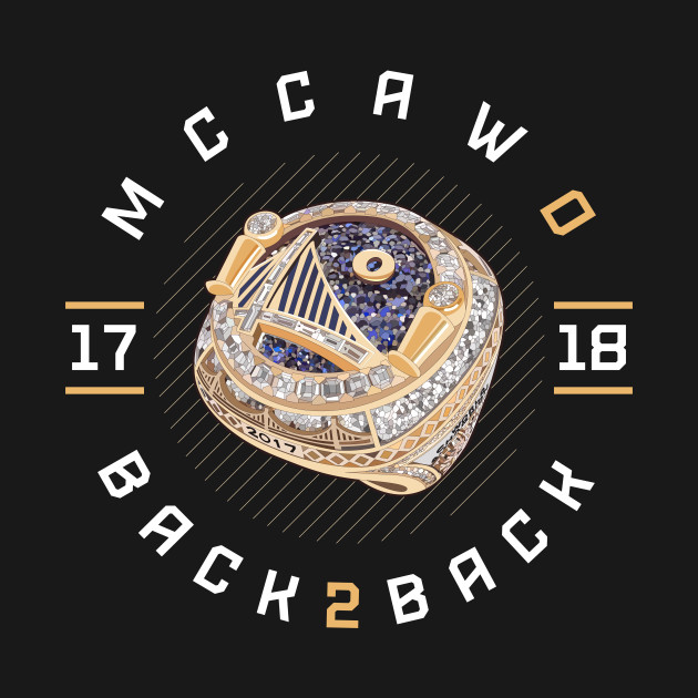 Patrick Mccaw 0 Back 2 Back Championship Ring 2017 18 Patrick