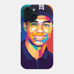 Tiger Woods Wpap Pop Art Phone Case