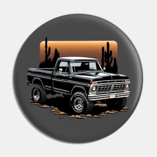 Ford Truck Vintage Highboy Desert Design Pin