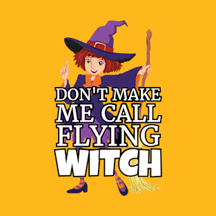 Halloween Flying Witch T-Shirt