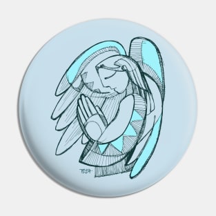 Guardian angel illustration Pin