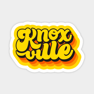 Knoxville Script - Color Gradient (Light) Magnet