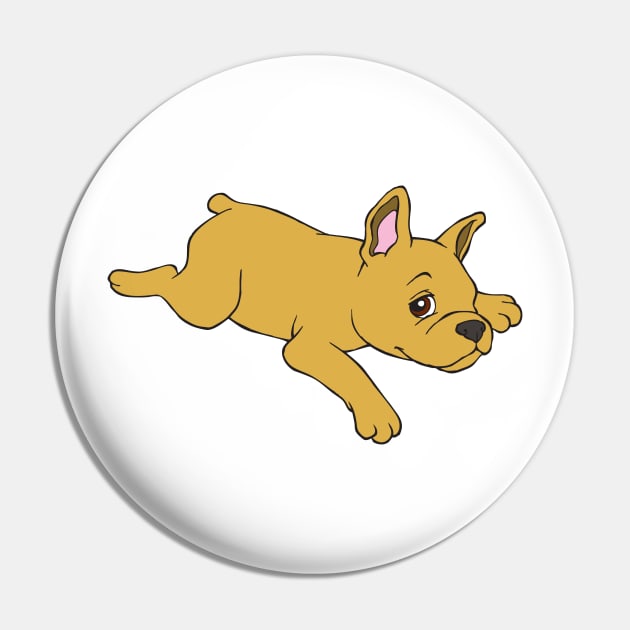 Tired French Bulldog Frenchie Pin by samshirts