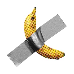 Duct Tape Banana Halftone [Rx-Tp] T-Shirt