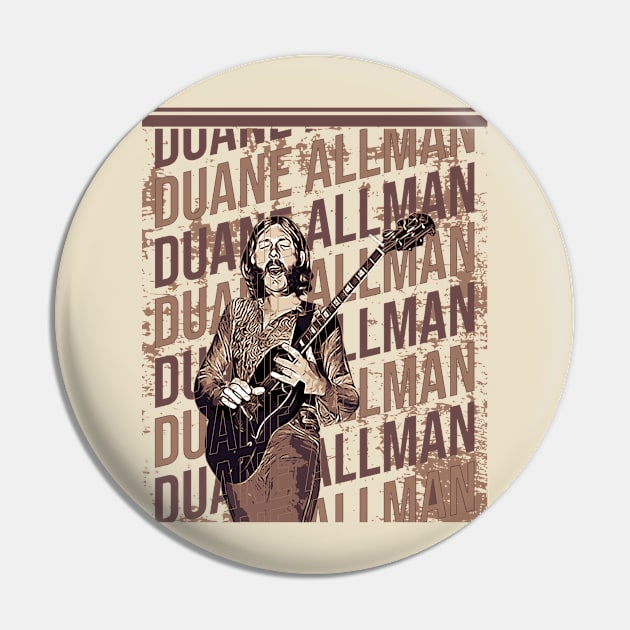 Duane Allman Pin by Degiab
