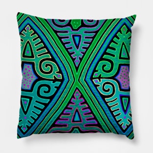 San Blas Indian Diamond Mola Pillow