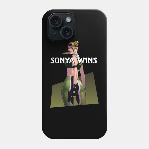 Sonya Blade Mortal Kombat Phone Case by andresob