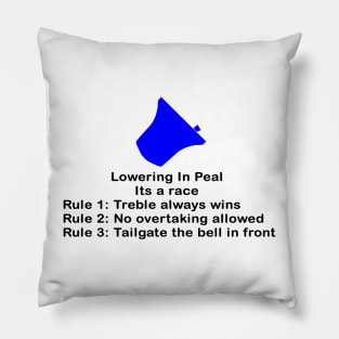 Lowering in Peal Pillow