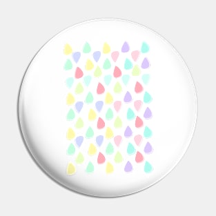 Colour Raindrops Pin