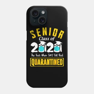Senior Class of 2020 Quarantine Graduation Toilet Paper T-Shirt Phone Case
