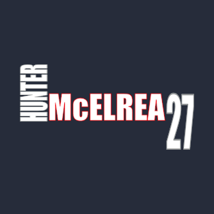 Hunter McElrea '23 white text T-Shirt