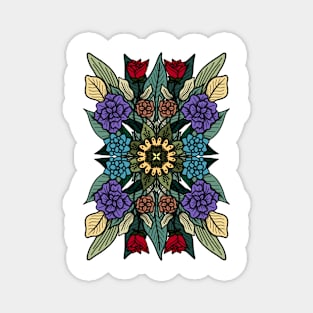 Flower and Leaf pattern Magnet