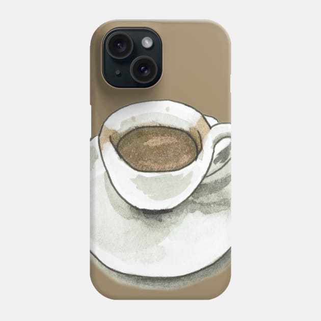 Espresso Phone Case by wendycrayon