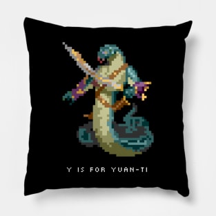 Y is for Yuan-Ti Pillow