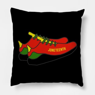 Juneteenth Sneakers Tennis Shoes Pillow