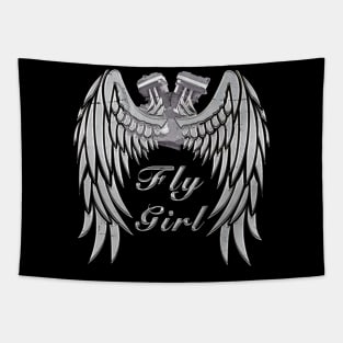 Fly Girl Twin Valves Tapestry