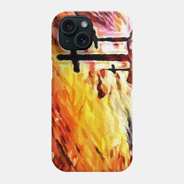 Jesus And The Thief On A Cross Watercolor Painting - Christian Phone Case by ChristianShirtsStudios
