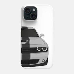 Challenger Grey + Stripes Phone Case