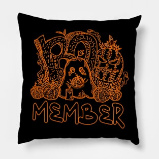 Boo Member - Happy Happy Halloween Pillow