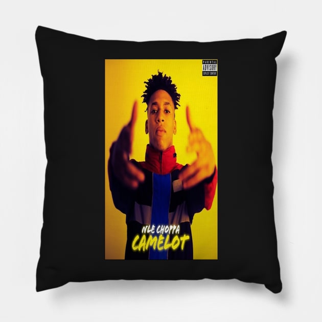 NLE Choppa Pillow by jhalfacrelange