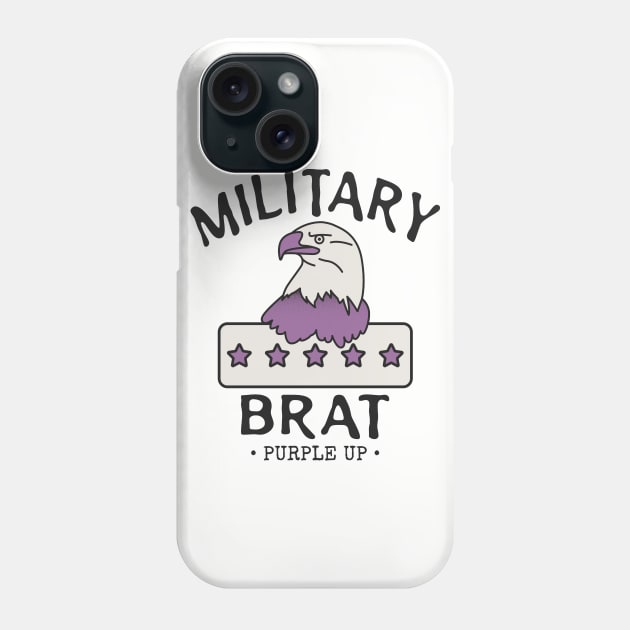 Vintage Military Brat Phone Case by Etopix