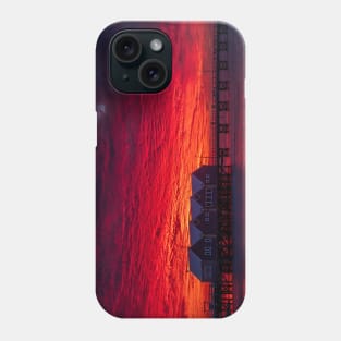 Sunset over Busselton Jetty Phone Case