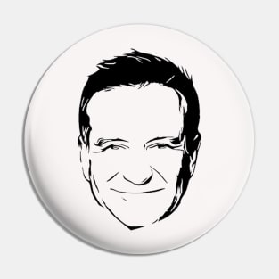 Robin Williams Stencil Artwork Pin