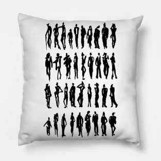 Silhouettes Pillow